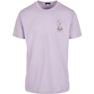 Mister Tee Heren T-shirt Royal Expeditions Tee, Print T-shirt voor Mannen, Graphic T-Shirt, Streetwear, lila (lilac), XXL