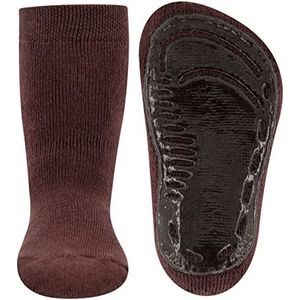 EWERS SoftStep Uni, antislipsokken, voor jongens en meisjes, 1 paar antislip kindersokken met rubberen zool, mahonie, 39/42 EU