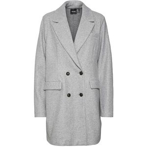 Bestseller A/S Dames VMVINCEAURA Jacket BOOS jas, Light Grey Melange, XS, Light Grey Melange, XS