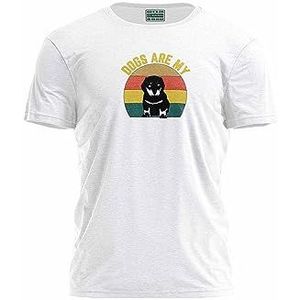 Green Fish, Digitaal bedrukt basic T-shirt voor heren,% 100 katoen, wit, casual, heren bovenstuk, maat: L, wit, L