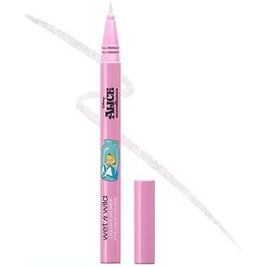 Wet n Wild Alice in Wonderland Vloeibare Eyeliner met Flexibele Borstel voor Ultieme Precisie, Halfdoorzichtige Opbouwbare Formule en Superfijne Glitterafwerking voor Sprankelende Ooglook, Silly Nonsense Tint