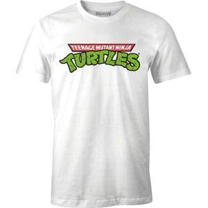 Tortues Ninja METMNTDTS003 T-shirt, wit, S, Wit, S