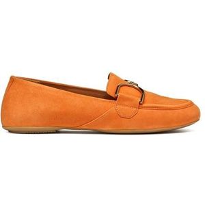 Geox D Palmaria J Loafer Flat, oranje, 36 EU, oranje, 36 EU