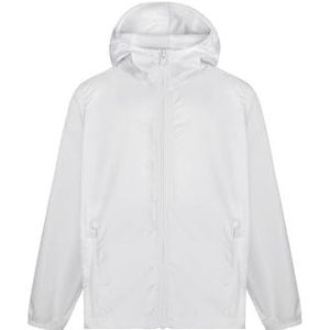 Mukua WZ70K_100_9/11 windjack, wit, maat 9/11, uniseks, kinderen, Wit, Talla 9/11