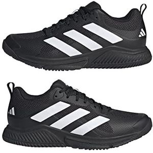 adidas Court Team Bounce 2.0 W Schoenen-Low (Non Football), Core Black/Core Black/Grey Six, 36 EU, Core Black Core Black Grey Six, 36 EU