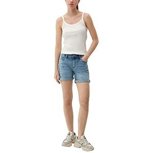 Q/S by s.Oliver Dames Jeans Short, Blue, 36, blauw, 36