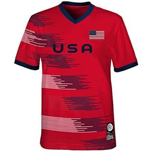 FIFA T-shirt, uniseks, officieel wereldkampioenschap voetbal 2023, VS T-shirt (1 stuk)