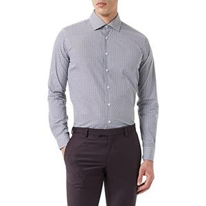 Seidensticker Heren 456280 Hemd, Grijs, 37