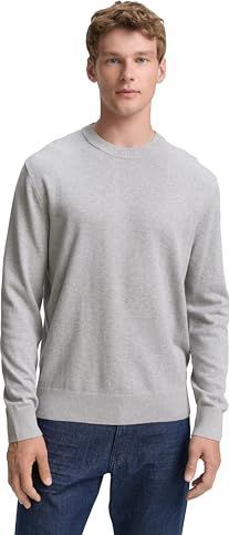 Tom Tailor Denim - Regular Fit - Pullover - Effen - Puur Katoen