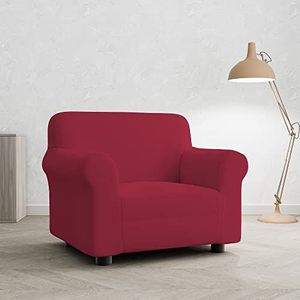 Italian Bed Linen Elastische bankovertrek Pretty, bordeaux, 1-zits