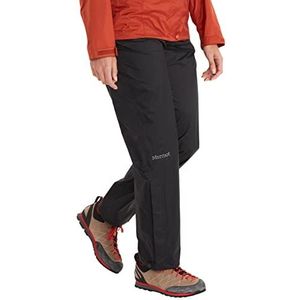 Marmot Dames Wm's PreCip Eco Pant Long, Waterdichte regenbroek, winddichte wandelbroek, ademende regenkleding voor wandelen en trekking, Black, XL