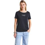 Street One - Dames Shirt - Blauw - Met Print