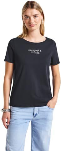 Street One - Dames Shirt - Blauw - Met Print