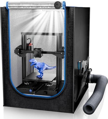 YOOPAI Behuizing voor 3D-printer - Licht - Thermo-hygrometer - Ventilatieset