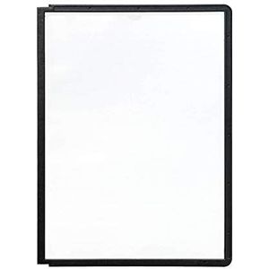 Durable Sherpa zichtbord A4 transparant met gekleurd flexibel frame 10 stuks zwart