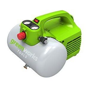 Greenworks Compressor 6L, 8bar, 300W - 4101302