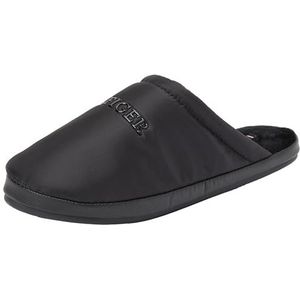 Tommy Hilfiger Heren Nylon Hilfiger House Schoen (FM0FM05225) Slippers, Zwart (Zwart), 10.5/11 UK, Zwart, 45/46 EU