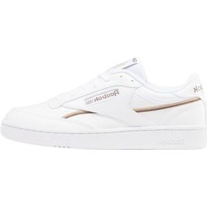 Reebok CLUB C 85 VEGAN heren Sneaker Low top, WHITE/OAT/UTIBRO, 44.5 EU