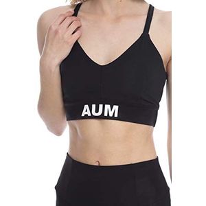 Shambhala Barcelona AUM Bra/sportbeha van gerecycled polyester, dames, zwart, extra klein