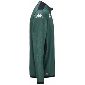 KAPPA ABLAS PRO 8 RED STAR SWEAT REDSTAR | MAN | SIZE L | GREEN DK/BLACK