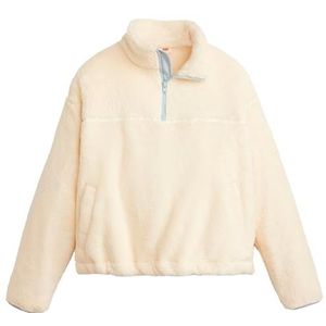 Levi's Dames Canyon 1/4 Zip Sweatshirt, White Swan, XS