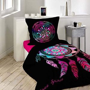 DOUCEUR D'INTERIEUR 1642030 beddengoedset, katoen, meerkleurig, 140 x 200 cm