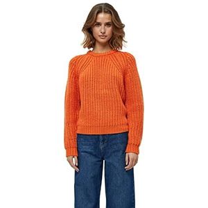 Minus Dames Leka Knit Trui, Mandarijn Oranje, M