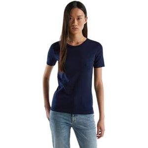 United Colors of Benetton T-Shirt 3GA2E16A0, lichtbeige 152, L dames, lichtbeige 152, L