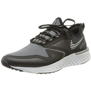 Nike Odyssey React 2 Shield Hardloopschoenen voor dames, Zwart Zwart Metallic Zilver Cool Gre 003, 35.5 EU