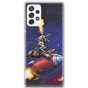 ERT GROUP mobiel telefoonhoesje voor Samsung A52 5G / A52 LTE 4G / A52S 5G origineel en officieel erkend Marvel patroon Rocket 007, hoesje is gemaakt van TPU