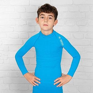 Ho Soccer Underwear Shirt Performance ML Junior Blue Thermoshirt voor kinderen, jongeren, uniseks, blauw, 6-8