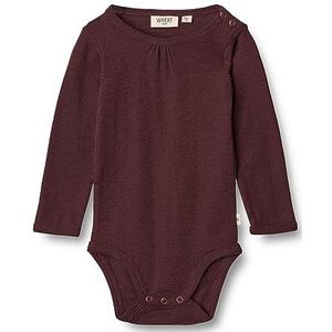 Wheat Uniseks pyjama voor baby's en peuters, 2118 aubergine, 56/1M