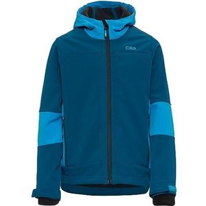 CMP Softshell jas voor kinderen met vaste capuchon - 3a00094 Softshelljas Unisex - kinderen en jongeren