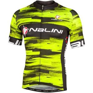 NALINI Borgo T-shirt voor heren, Zwart/Neon Geel, L