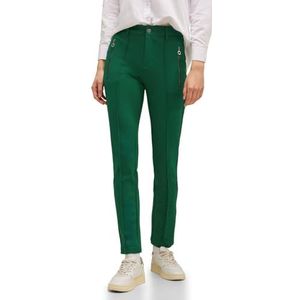 STREET ONE Broek Slim en High, Gentle Green, 40W x 30L