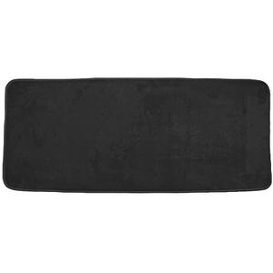 Zachte interne vitamine SDB badmat, zwart, 50 x 120 cm