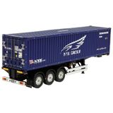 TAMIYA 300056330 56330 1:14 RC Container Oplegger NYK, blauw, 40 ft