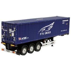 TAMIYA 300056330 56330 1:14 RC Container Oplegger NYK, blauw, 40 ft
