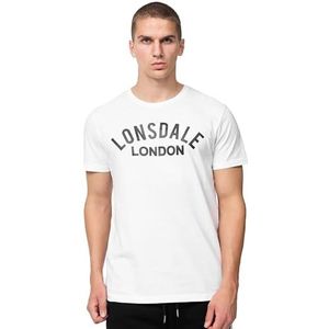 LONSDALE Shirt ' BRADFIELD '  zwart / wit
