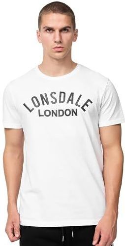 LONSDALE Shirt ' BRADFIELD '  zwart / wit