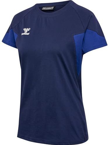 Hummel - hmlTRAVEL T-Shirt - Katoen - Tonale Kleurblokken