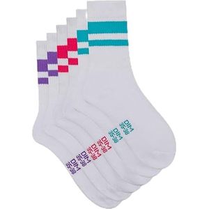 DIM - SPORT - Set van 3 Paar Sportsokken - Wit - Katoen