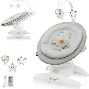 Lionelo Mell - Wipstoel - elektrische schommelstoel - met melodieën - tot 9 kg