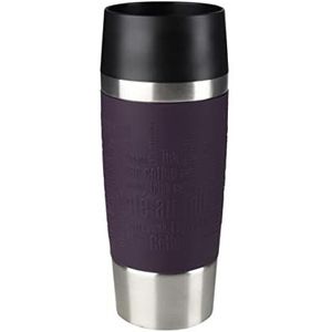 Tefal Travel Mug Thermosfles - 360 ml - RVS/Blackberry