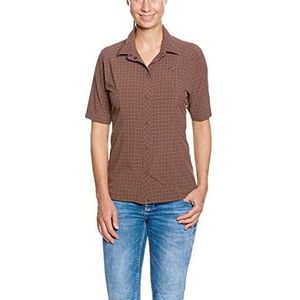 Tatonka Outdoor-blouse Jonne W's Shirt - licht shirt met korte mouwen met zonwering voor wandelen, trekking en vrije tijd - UV-bescherming 30+ - Regular Fit