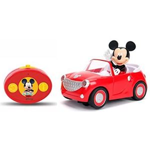 Jada - Disney - RC Mickey Roadster - op afstand bestuurbare auto - inclusief Mickey figuur - vanaf 3 jaar - 253074000ONL