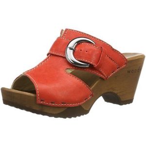 Woody Mary clogs voor dames, rood, 37 EU