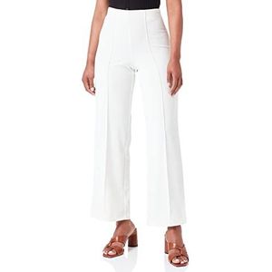 VERO MODA VMBECKY HR Wide Pull ON Pant NOOS Vrouwelijke broek met wijde pijpen, wit (snow white), XXL / 30L