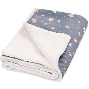 Julius Zöllner Jersey winterdeken Gr. 70/100 | Made in Germany | 100% katoen-jersey | Oeko-Tex® Standard 100 | Shiny Stars