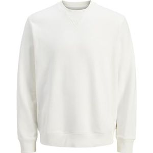 JACK & JONES Jprccmateo Sweat Crew Neck, cloud dancer, XL